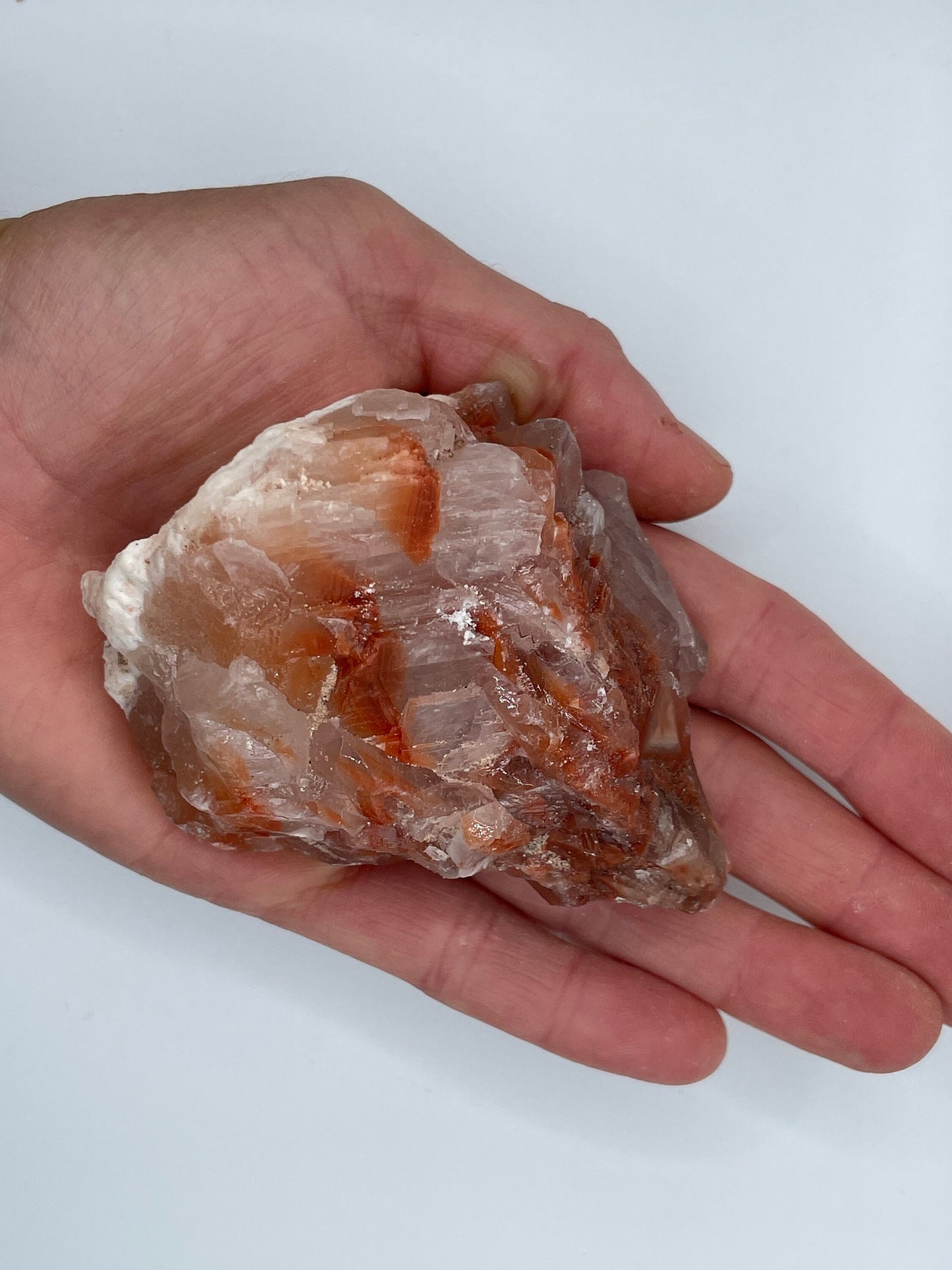 Large Red Calcite Crystal || Red Calcite Stone || Raw Red Calcite || Choose Your Size