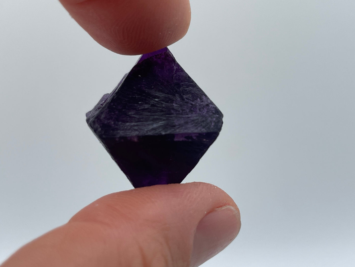 Purple Fluorite Octahedron ||  Fluorite Crystal || Purple Fluorite Crystal || Choose Your Size