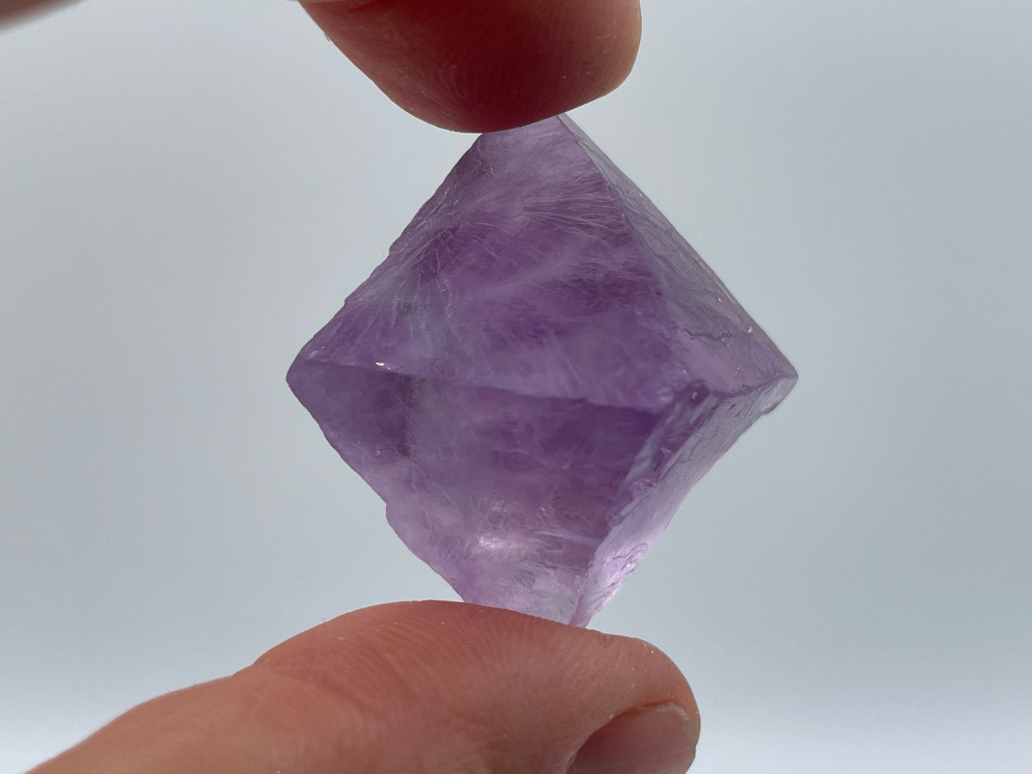 Purple Fluorite Octahedron ||  Fluorite Crystal || Purple Fluorite Crystal || Choose Your Size