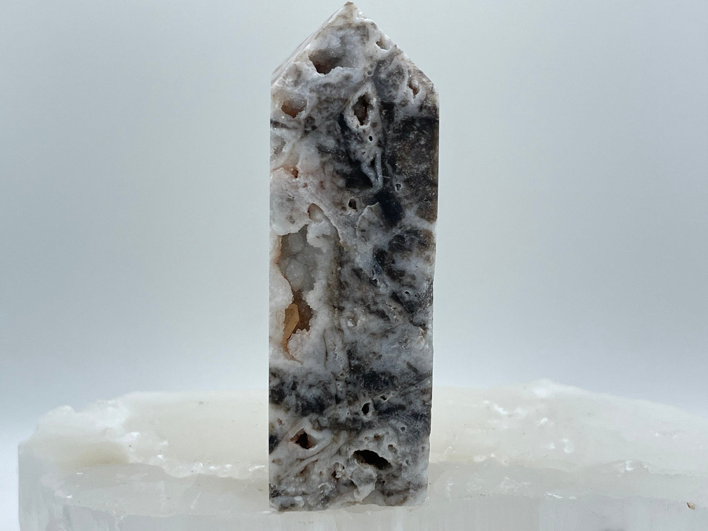 Druzy Quartz || Druzy Quartz Crystal Standing Obelisk || Pick Your Size