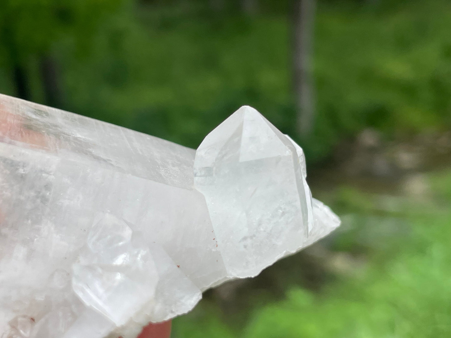 Clear Quartz Crystal Point Cluster || Raw Quartz Point Cluster || Lemurian Quartz Point Crystal Cluster