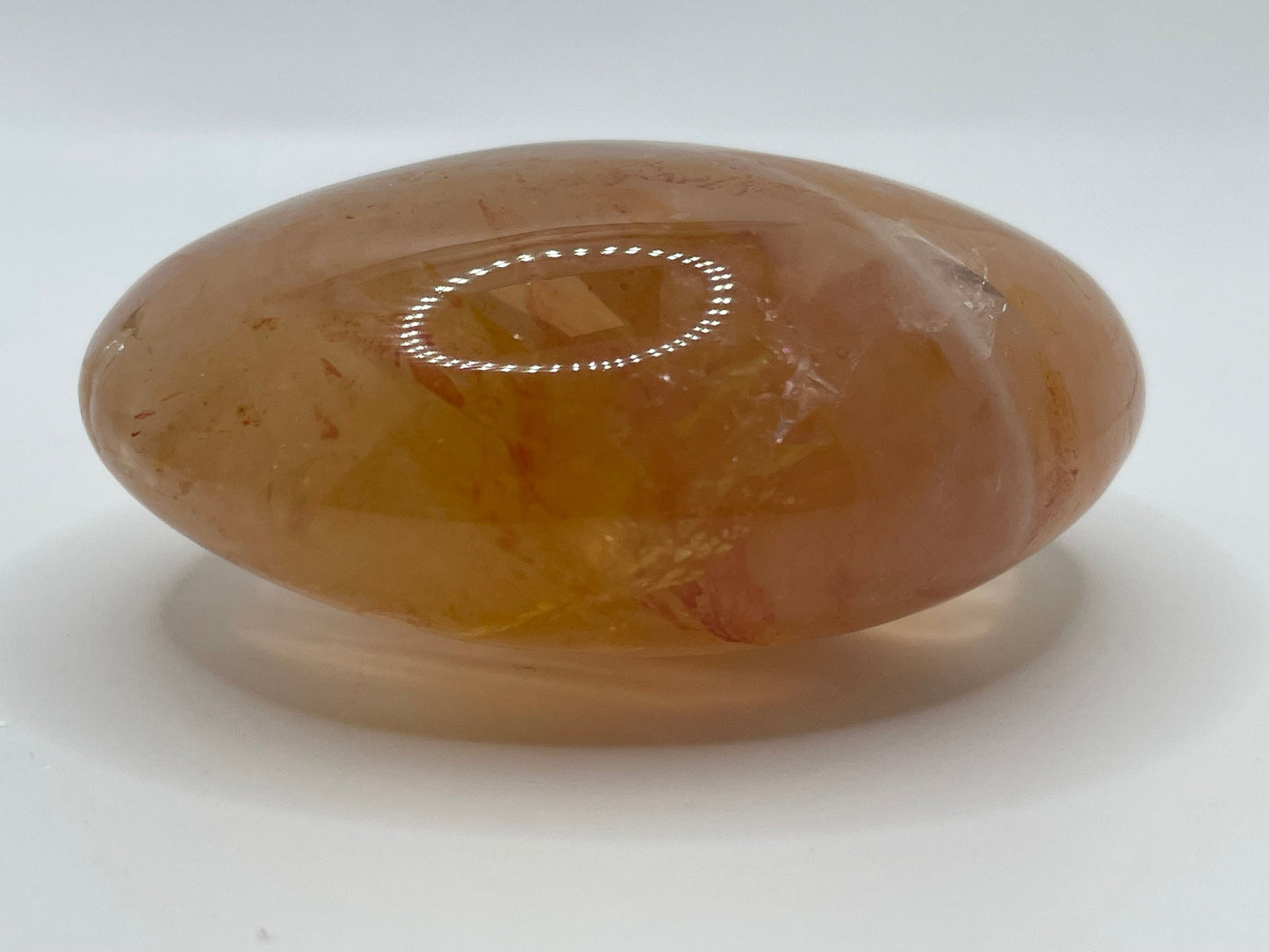 Golden Healer Palm Stone || Golden Healer Quartz Crystal Palm Stone || Polished Golden Healer Palm Stone