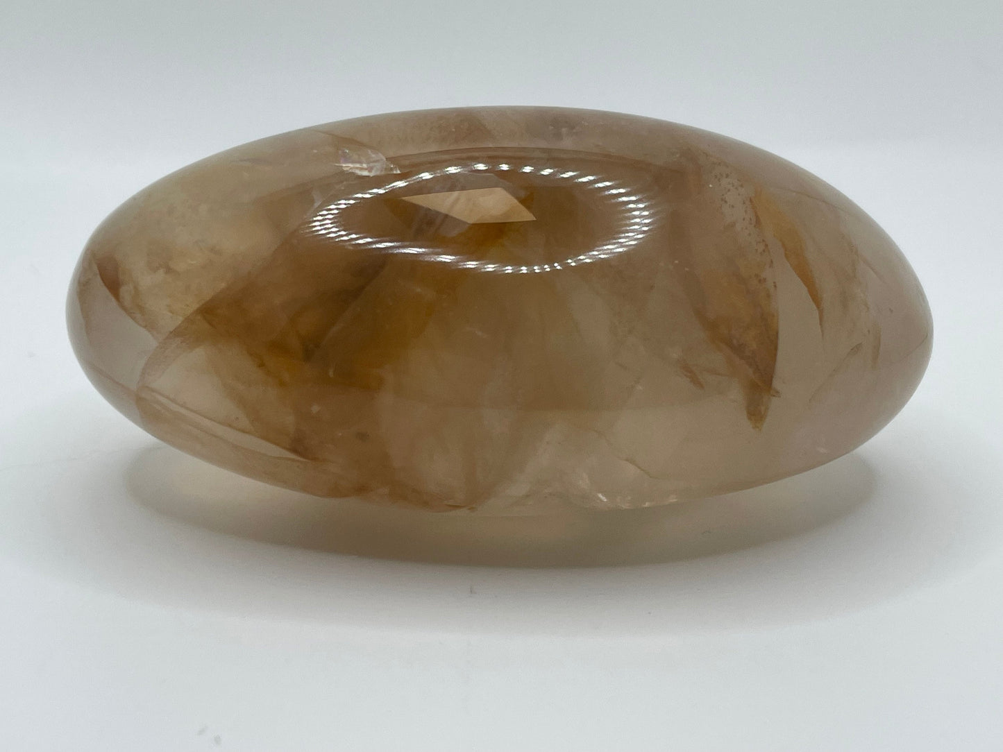 Golden Healer Palm Stone || Golden Healer Quartz Crystal Palm Stone || Polished Golden Healer Palm Stone