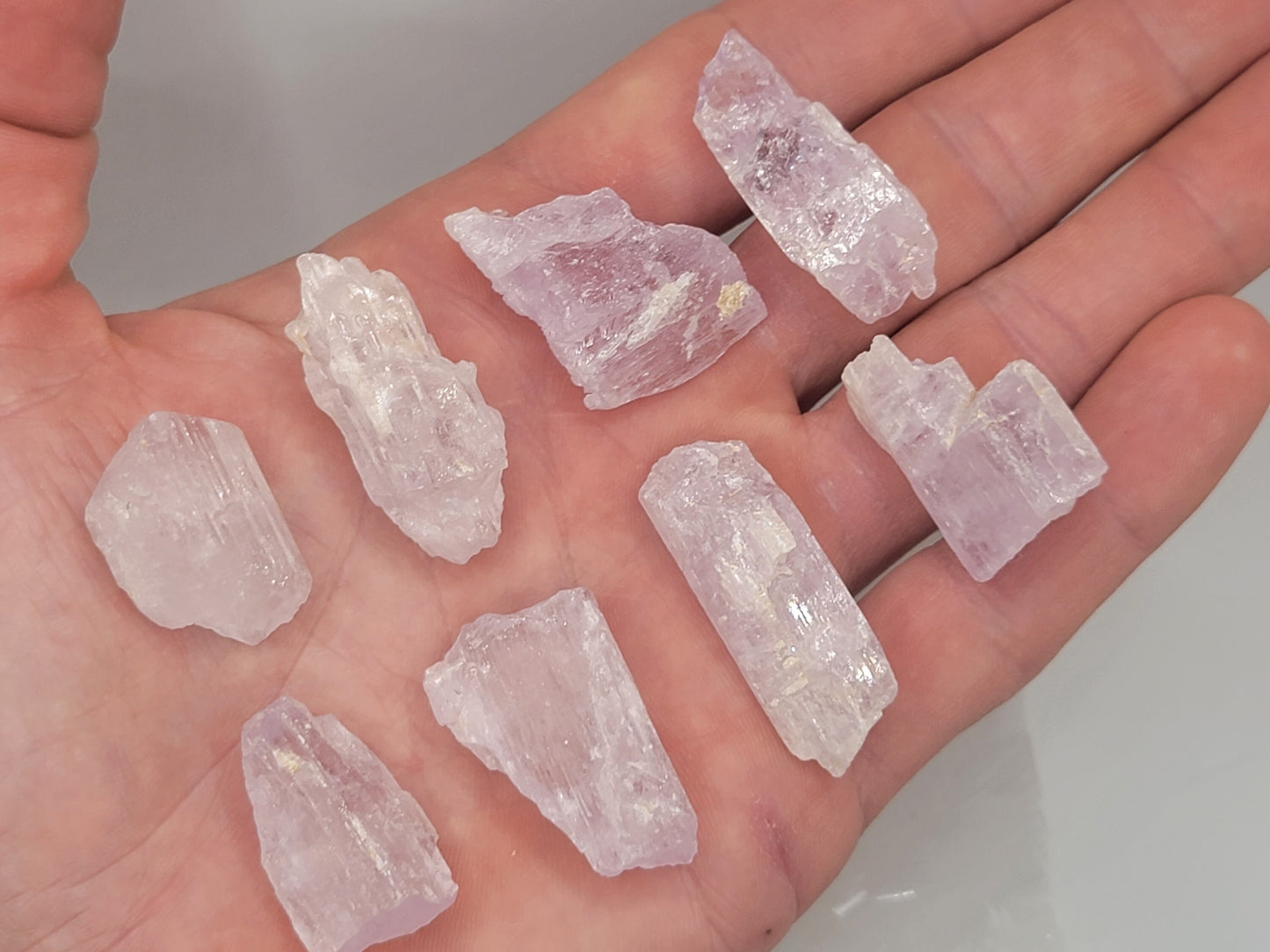 Raw Kunzite- Kunzite Crystals || Choose Your Size