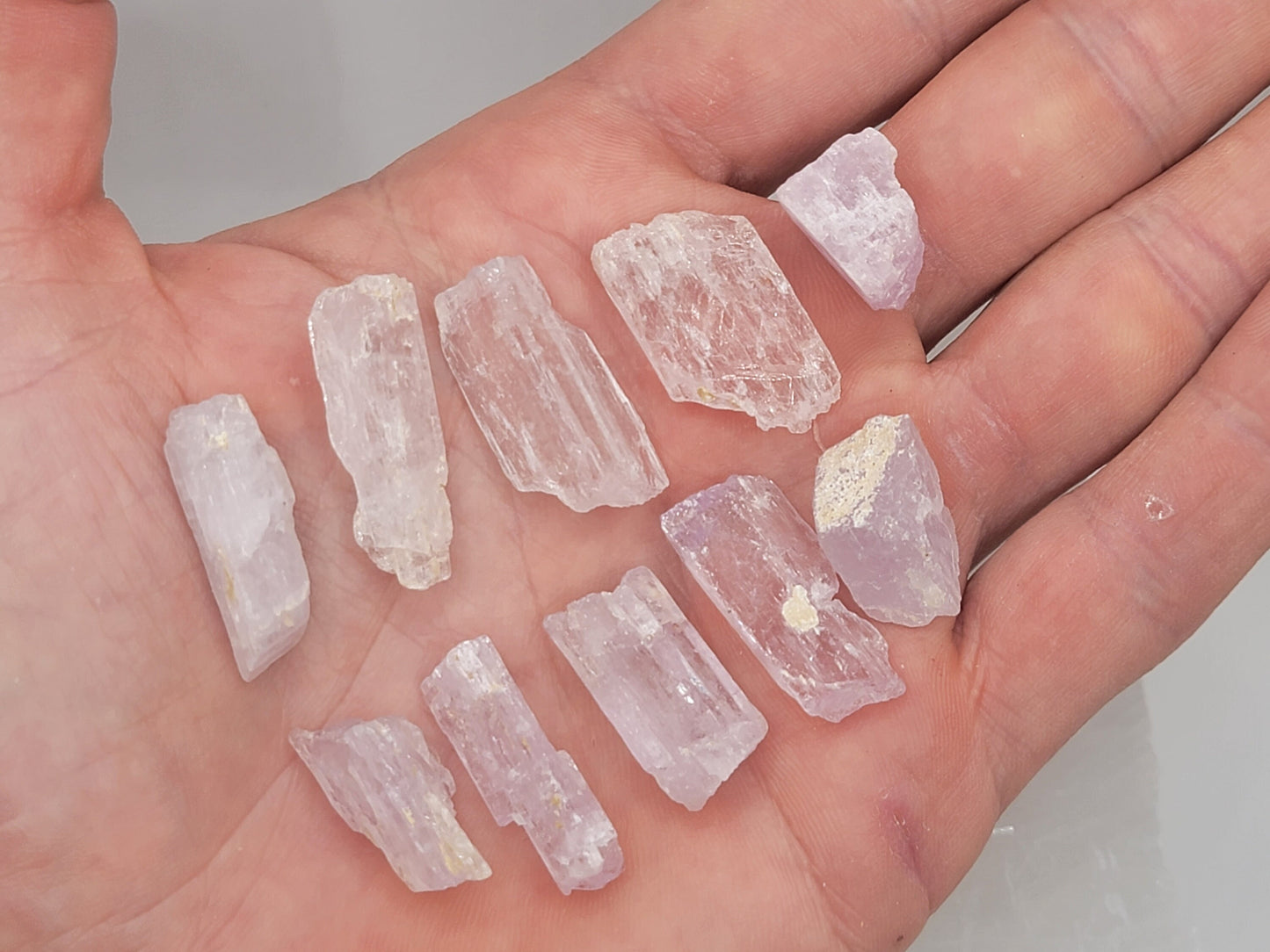 Raw Kunzite- Kunzite Crystals || Choose Your Size