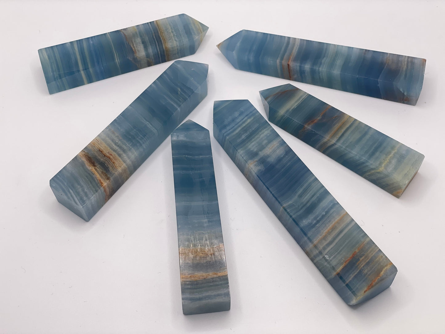 Blue Onyx Towers || Blue Onyx Crystal Standing Obelisk || Blue Onyx Point || Pick Your Size