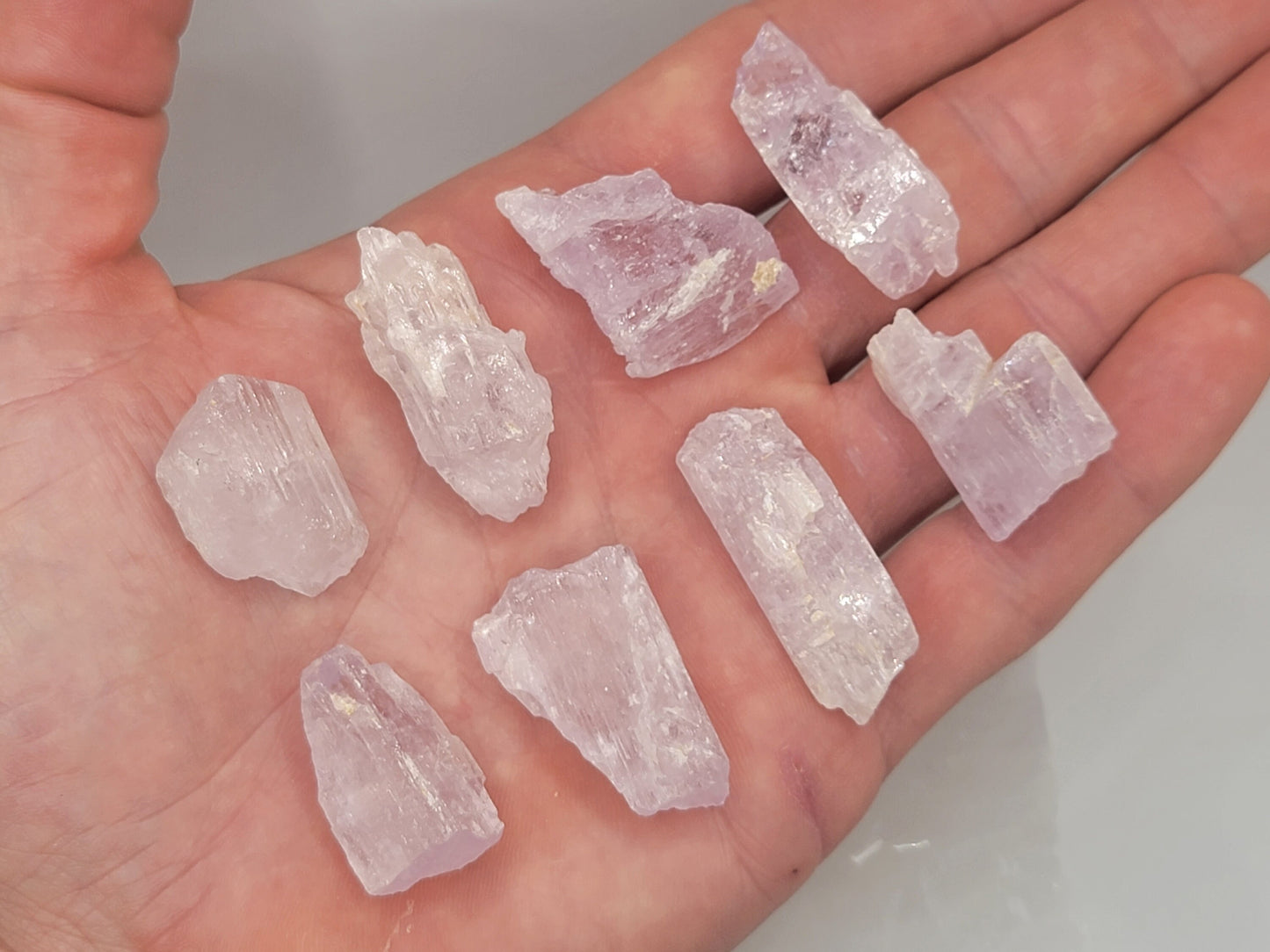 Raw Kunzite- Kunzite Crystals || Choose Your Size