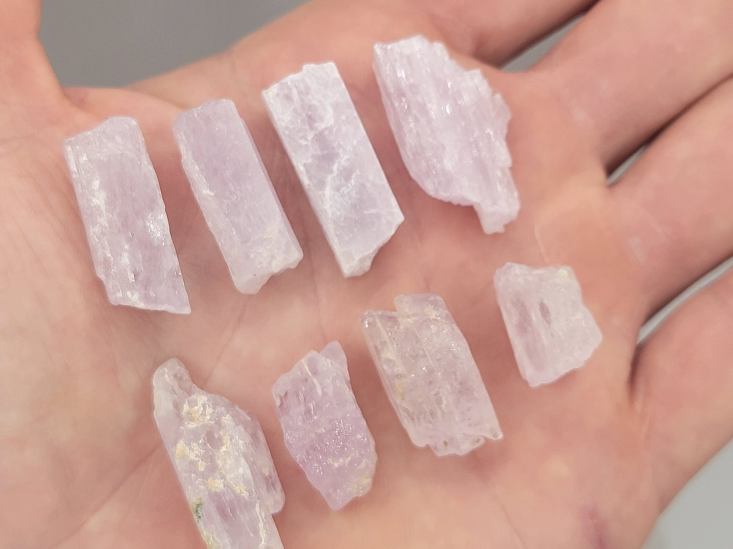 Raw Kunzite- Kunzite Crystals || Choose Your Size