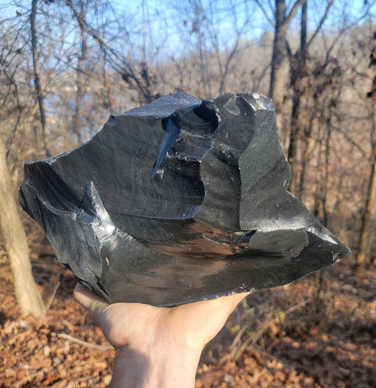 Raw Obsidian Crystal Stone