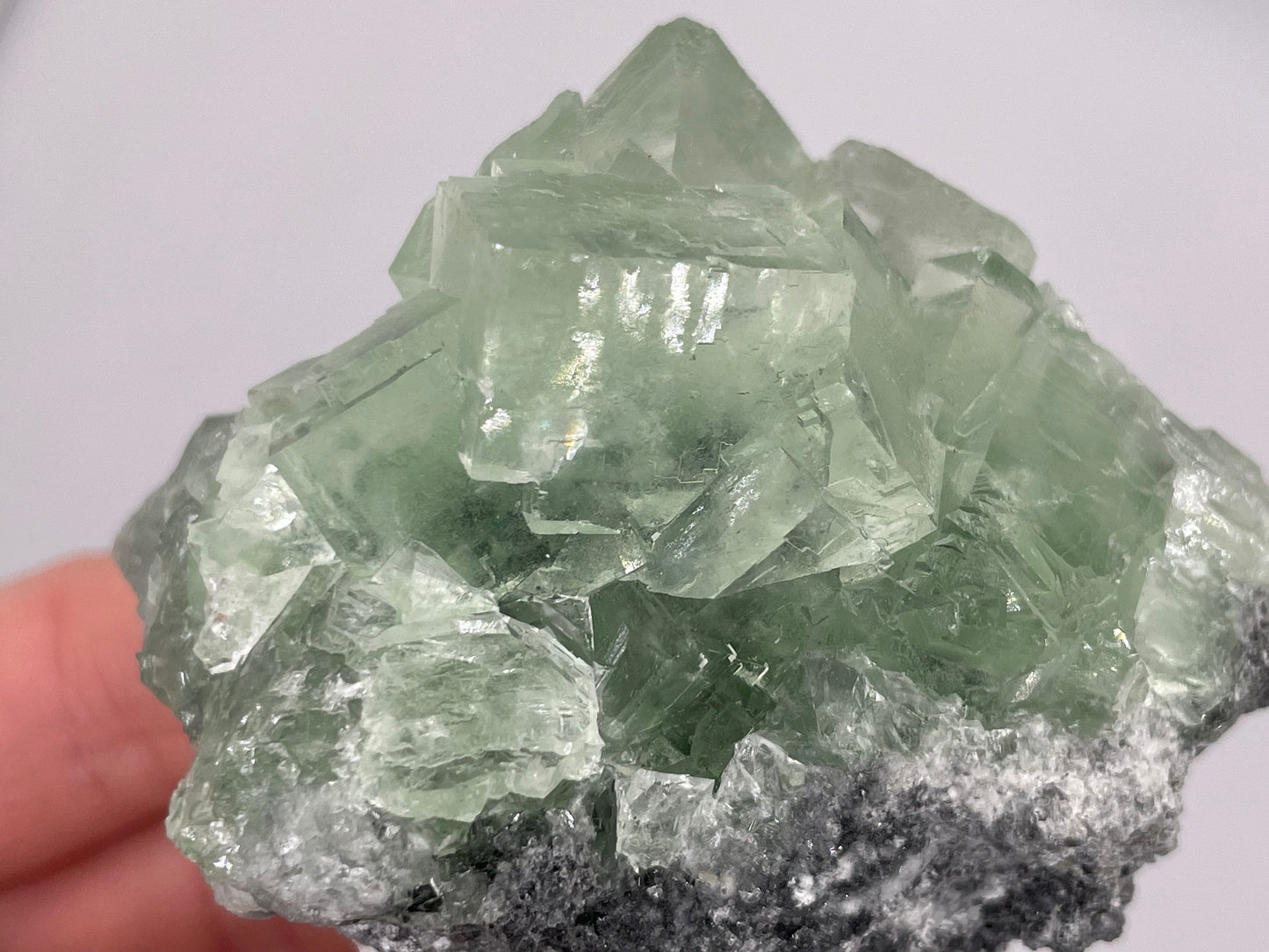 Green Fluorite Cluster || Fluorite Specimen || Green Fluorite Crystal