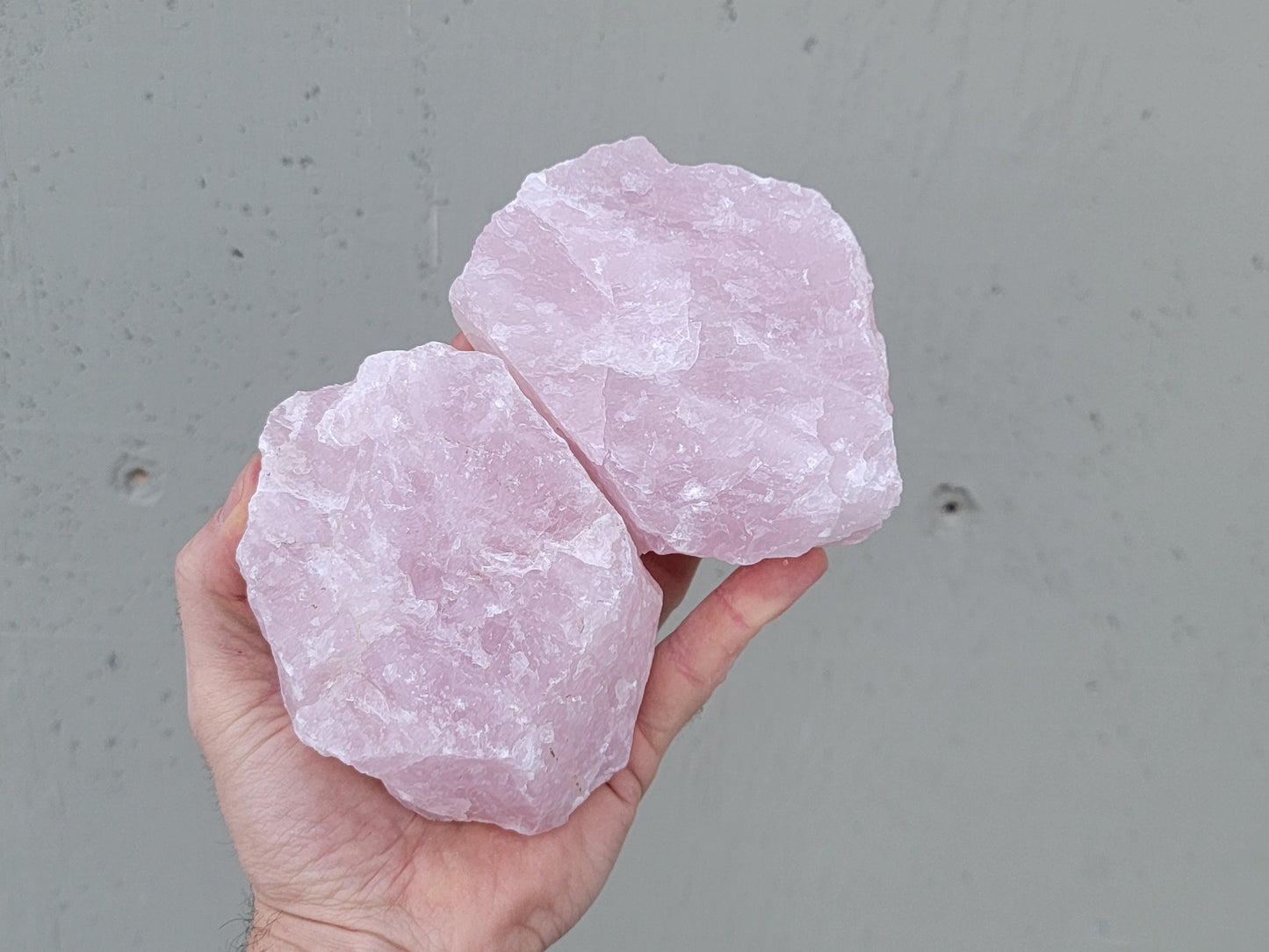 Raw Rose Quartz || Rose Quartz Chunk || Pink Rose Quartz Crystal Palm Sized || Choose Your Size