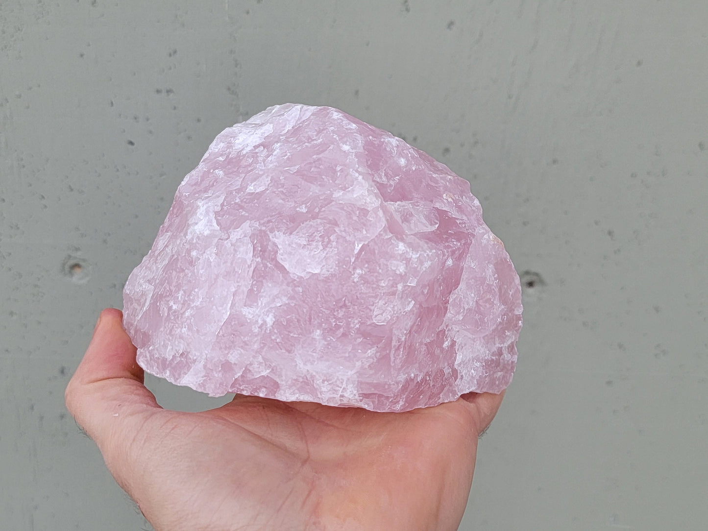 Raw Rose Quartz || Rose Quartz Chunk || Pink Rose Quartz Crystal Palm Sized || Choose Your Size