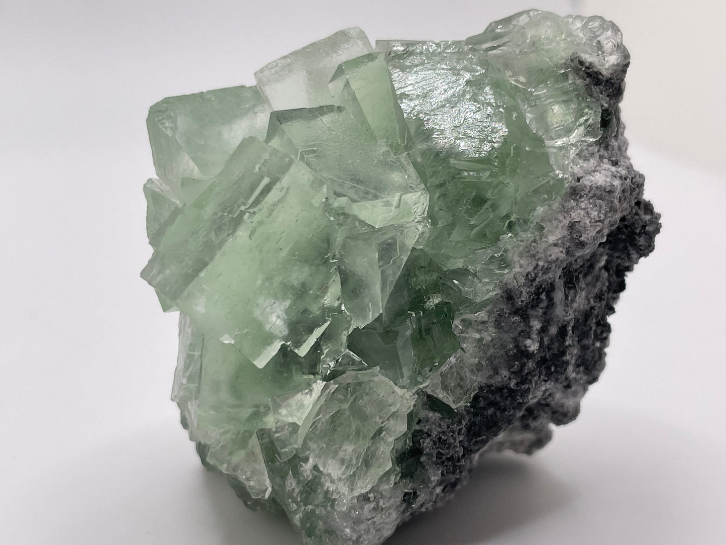 Green Fluorite Cluster || Fluorite Specimen || Green Fluorite Crystal