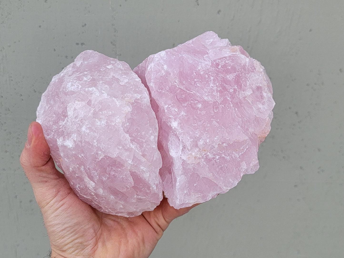 Raw Rose Quartz || Rose Quartz Chunk || Pink Rose Quartz Crystal Palm Sized || Choose Your Size