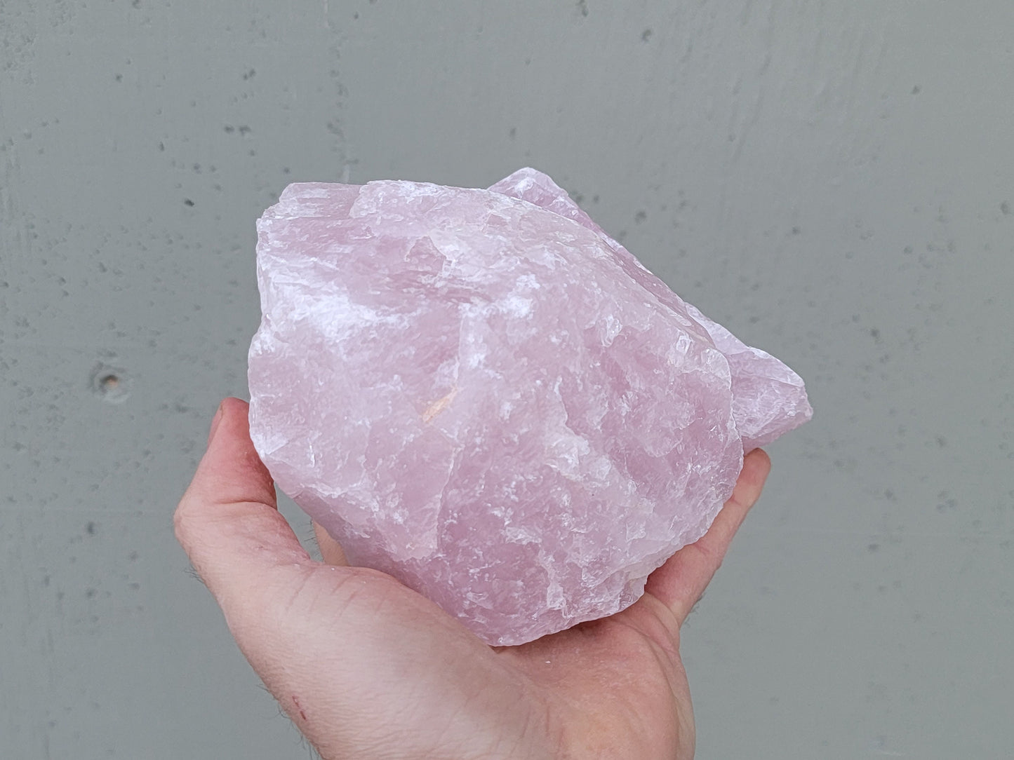 Raw Rose Quartz || Rose Quartz Chunk || Pink Rose Quartz Crystal Palm Sized || Choose Your Size