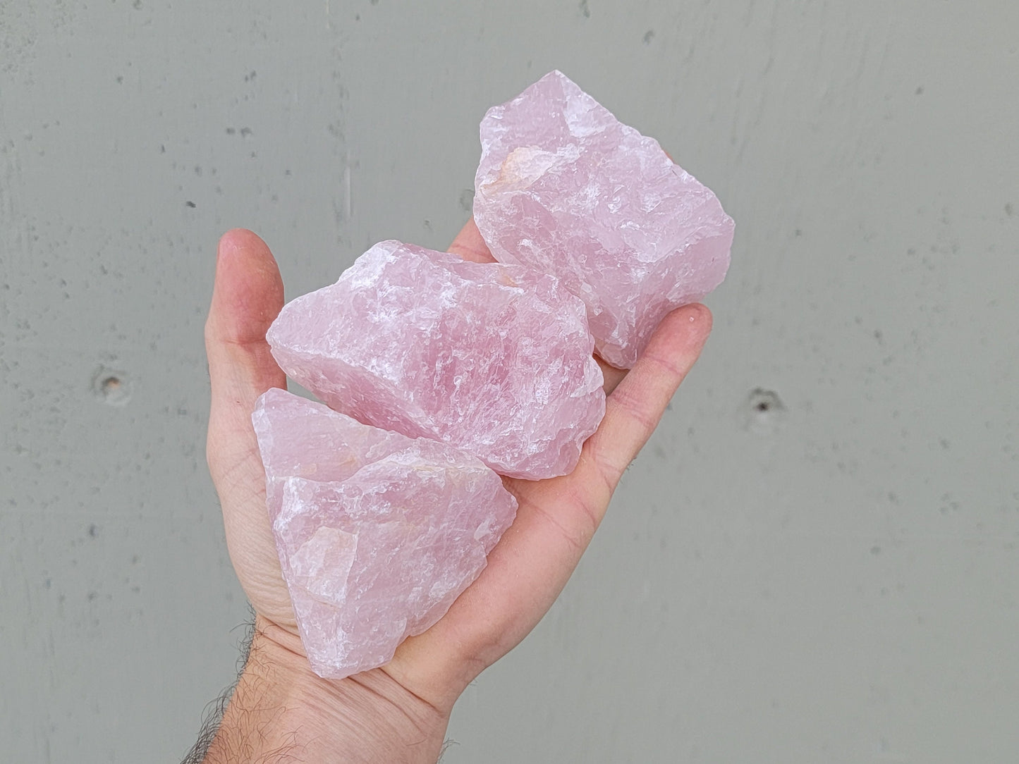 Raw Rose Quartz || Rose Quartz Chunk || Pink Rose Quartz Crystal Palm Sized || Choose Your Size